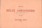 Catalogue ETE 1888,avec prix marqués. MAISON DE LA BELLE JARDINIERE
