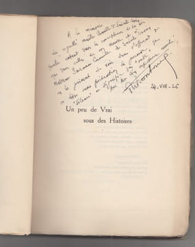 Un peu de vrai sous des histoires, contes. Bontoux, Philippe