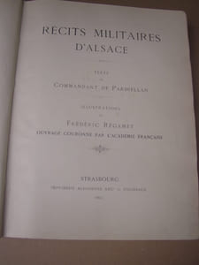 RECITS MILITAIRES D'ALSACE- 