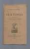 Sextines précédées de l'Histoire de la Sextine dans les langues dérivées du latin.. Comte de GRAMONT