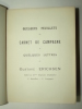 Quelques feuillets du carnet de campagne et quelques lettres de Gustave Erichsen. Edition orignale. . ERICHSEN (père)