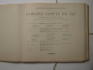 Semaine Sainte de Saint-Gervais 1893. Répertoire des chanteurs de Saint-Gervais