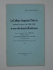 Le collège Augustin Thierry et son rôle dans la Résistance. Cornilleau M.J., Delaunay