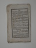 Almanach du département d'Indre et Loire pour l'an XI de la République française. 