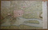 Plan de la Ville de Rouen renfermée dans sa 1ère enceinte comme elle était sous Raoul et nos premiers ducs qui l'augmentèrent beaucoup du coté du midi ...