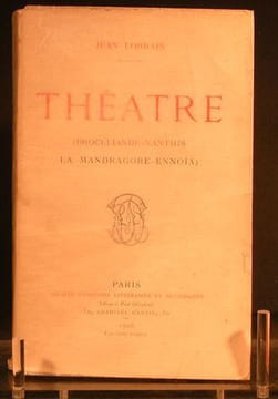 Théâtre. Brocéliande - Yanthis - La Mandragore - Ennoïa.. LORRAIN (Jean).