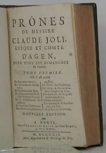 Prônes de messire Claude Joli, evêque et comte d'Agen, pour tous les dimanches de l'année.
