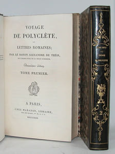 Voyage de Polyclète, ou lettres romaines. Deuxième édition.
