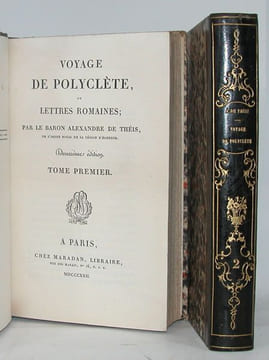 Voyage de Polyclète, ou lettres romaines. Deuxième édition.. THEIS (Alexandre de).