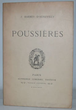 Poussières.. BARBEY D'AUREVILLY (Jules).