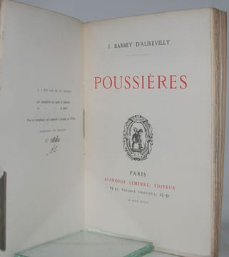 Poussières.. BARBEY D'AUREVILLY (Jules).