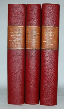 Catalogue des ouvrages normands de la bibliothèque municipale de Caen, par Gaston Lavalley.. [BIBLIOTHEQUE DE CAEN].