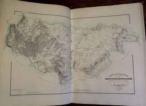 Atlas du Calvados. 35 Cartes topographiques des cantons, dressées sous les auspices du Conseil général et sous l'administration de M. Target, ...