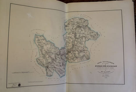 Atlas du Calvados. 35 Cartes topographiques des cantons, dressées sous les auspices du Conseil général et sous l'administration de M. Target, ...