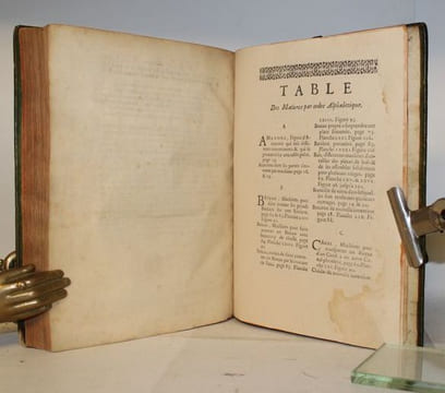 Recueil d'ouvrages curieux de Mathématique et de Mécanique ou Description du cabinet de Monsieur Grollier de Servière.. GROLLIER DE SERVIERE ...