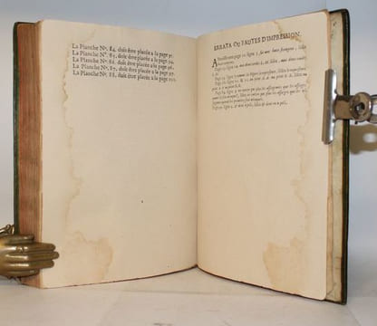 Recueil d'ouvrages curieux de Mathématique et de Mécanique ou Description du cabinet de Monsieur Grollier de Servière.. GROLLIER DE SERVIERE ...
