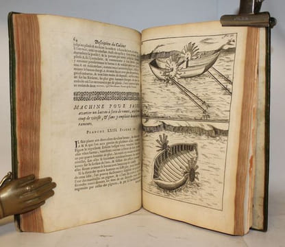 Recueil d'ouvrages curieux de Mathématique et de Mécanique ou Description du cabinet de Monsieur Grollier de Servière.. GROLLIER DE SERVIERE ...