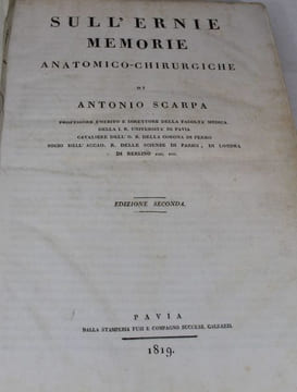 Sullernie memorie anatomico-chirurgiche.. SCARPA (Antonio).