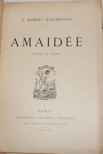 Amaïdée. Poème en prose.