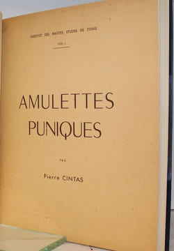 Amulettes puniques.. [TUNISIE] CINTAS (Pierre).