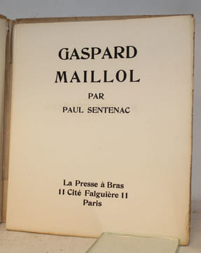 Gaspard Maillol.. SENTENAC (Paul).