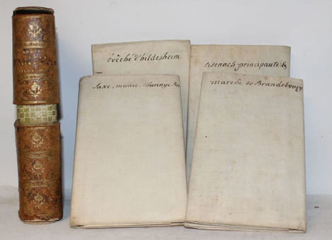 BRANDEBOURG - MISNIE - LISENACH - HIDELSHEIM.. [ALLEMAGNE] SEUTER (Matthaeus) - HOMMAN (Johann Baptist).