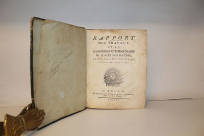 Rapport des travaux de la Commission Intermédiaire de Haute-Normandie, depuis le 20 décembre 1787, jusqu'au 27 juillet 1790.