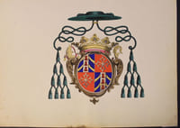 Armorial ecclésiastique représentant les armoiries des évêques de Lisieux (et Bayeux) (XII ème au XIXème siècle).