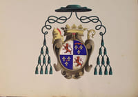 Armorial ecclésiastique représentant les armoiries des évêques de Lisieux (et Bayeux) (XII ème au XIXème siècle).