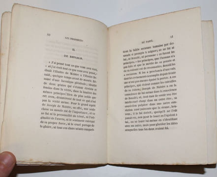 Les Prophètes du Passé.. BARBEY d'AUREVILLY (Jules).