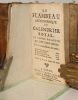 Le Flambeau astronomique ou Calendrier royal de l'année 1717 pour la connaissance des temps.. HALLEY (Henri).