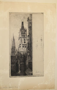La Tour Saint Romain de la cathédrale de Rouen.