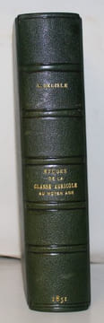 Etudes sur la condition de la classe agricole et l'état de l'agriculture en Normandie au Moyen Age.. DELISLE (Léopold).