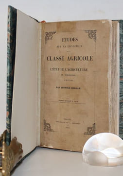 Etudes sur la condition de la classe agricole et l'état de l'agriculture en Normandie au Moyen Age.. DELISLE (Léopold).