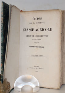 Etudes sur la condition de la classe agricole et l'état de l'agriculture en Normandie au Moyen Age.