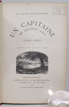 Un Capitaine de quinze ans. Voyages Extraordinaires.. VERNE (Jules).