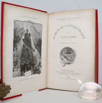 Robur le Conquérant. Un Billet de Loterie. Voyages Extraordinaires.. VERNE (Jules).