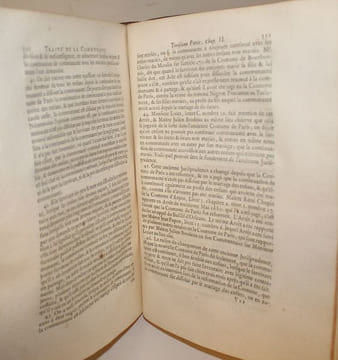 Traité de la communauté de biens, entre l'homme et la femme conjoints par le mariage, et de la continuation de communauté après le décès de l'un des ...