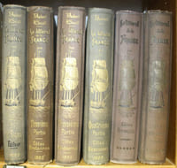 Le Littoral de la France.  De Dunkerque au Mont Saint-Michel (s.d. 1883).  Du Mont Saint-Michel à Lorient (1885).  De Lorient à La Rochelle (1886).  De La Rochelle à Hendaye (1887).  Du Cap Cerbère à Marseille (1892).  De Marseille à la frontière dItalie (1892).