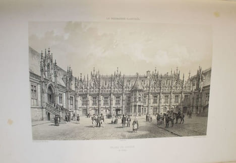 La Normandie illustrée, monuments sites et costumes de la Seine-Inférieure, de l'Eure, du Calvados et de la Manche.. LALAISSE (Hippolyte) - BENOIST ...