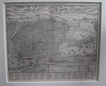Le Pourtraict de la Ville de Rouen.. BELLEFOREST (François de).