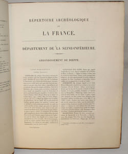 Répertoire archéologique du département de la Seine-Inférieure rédigé sous les auspices de l'Académie des Sciences, Belles-Lettres et Arts de Rouen.