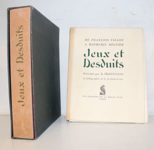 Jeux et Desduits de François Villon à Mathurin Régnier.