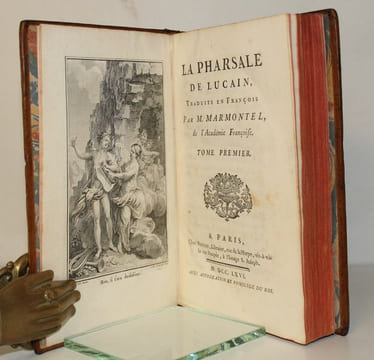 La Pharsale de Lucain. Traduite en François par M. Marmontel de l'Académie Françoise.. LUCAIN.