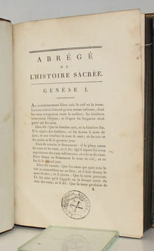 Abrégé de l'histoire universelle en figures, ou Recueil d'estampes représentans les sujets les plus frappans de l'histoire, tant sacrée que profane, ...