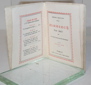 Almanach pour 1887 Avec douze sonnets par Paul Bonhomme. Deuxième année.