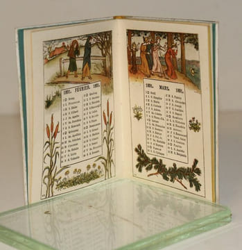 Almanach de Kate Greenaway pour 1891.. GREENAWAY ( Kate).