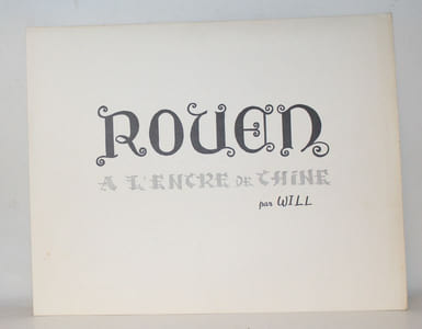 Rouen à l'encre de Chine.