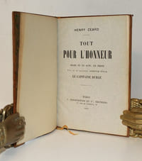 Tout pout l'Honneur. Drame en un acte, en prose, tiré de la nouvelle d'Emile Zola Le Capitaine Burle.
