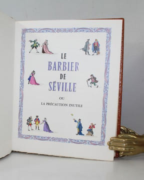 Le Théatre de Beaumarchais. Exceptionnel exemplaire.. [GRADASSI] - BEAUMARCHAIS.